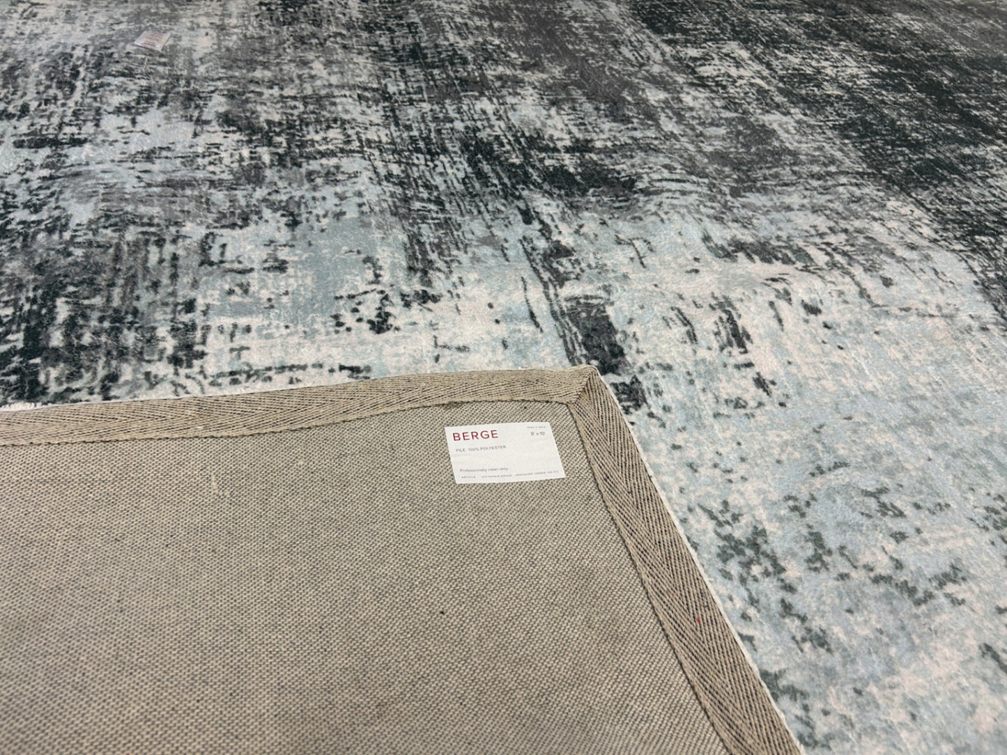 Berge 8 x 10 Rug - Blue Wash