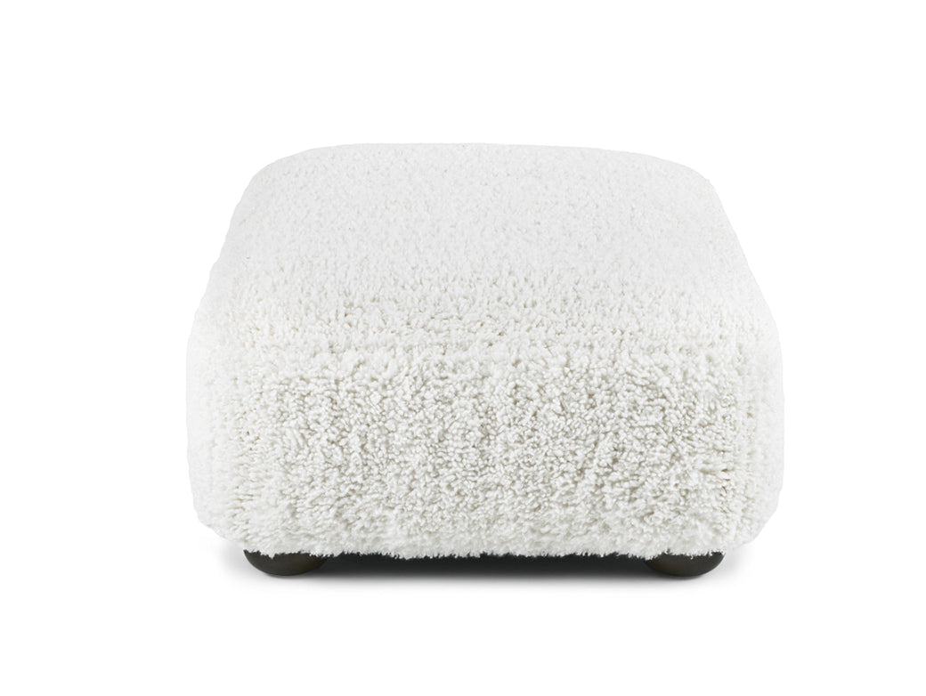 Berkley 59” Ottoman - Shearling White