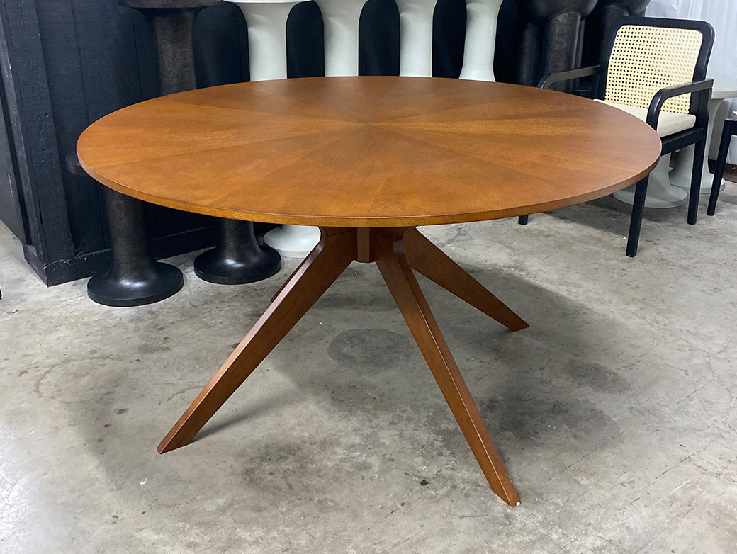 Conan 54” Round Dining Table - Walnut
