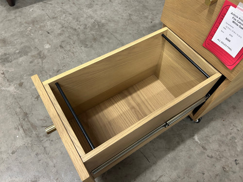 Krossa 12in File Cabinet - White Oak