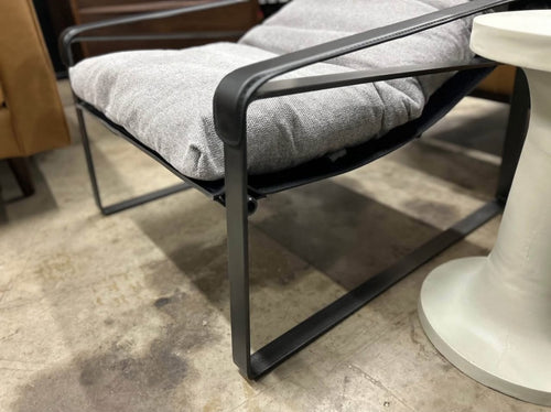 Pair of Moe's Home Collection Connor Club Chairs- Snowfolds Gray