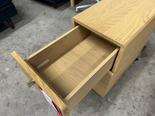 Krossa 12in File Cabinet - White Oak