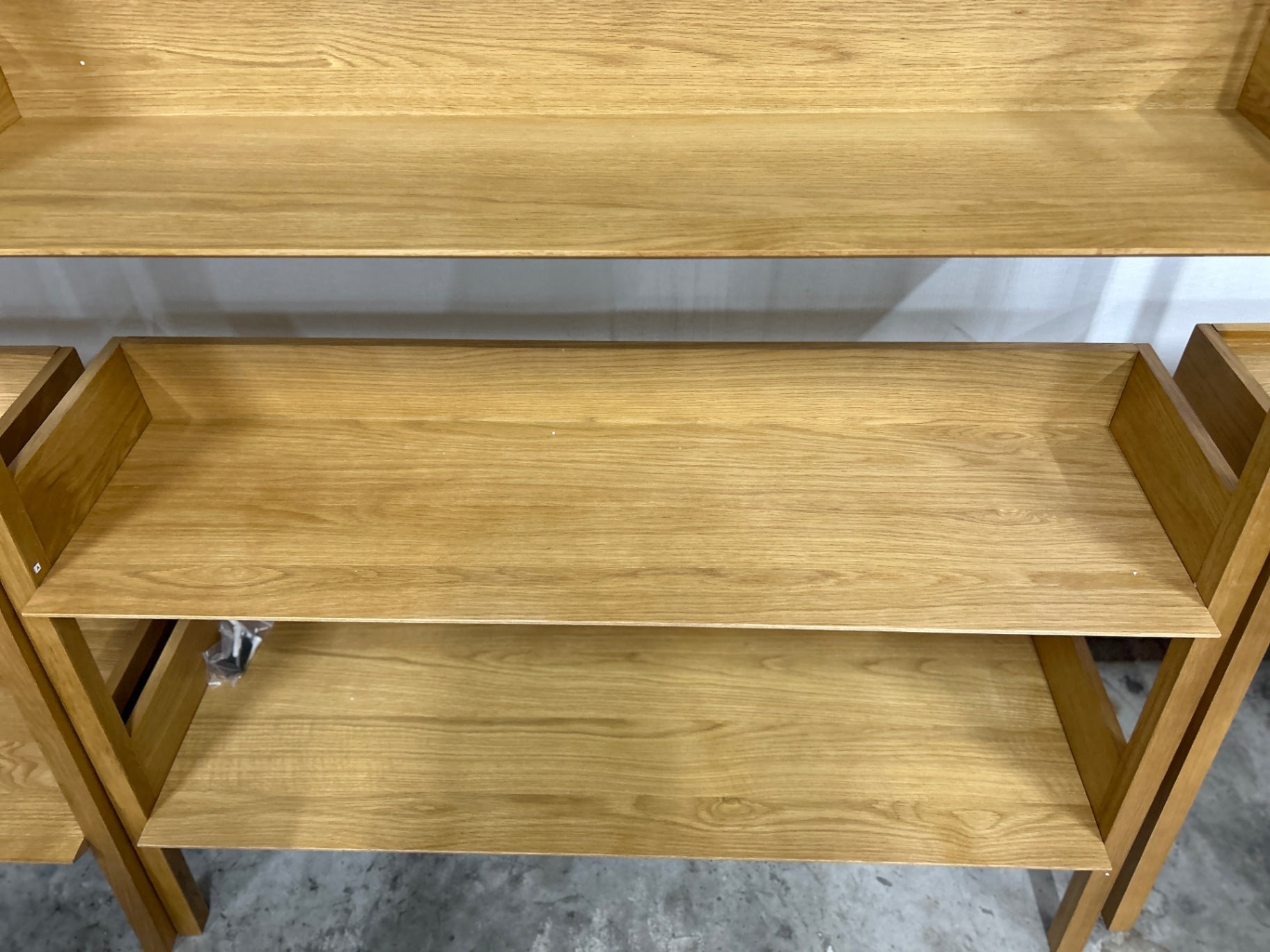 Fantol 51.5in Shelving Unit Wide - Natural Oak