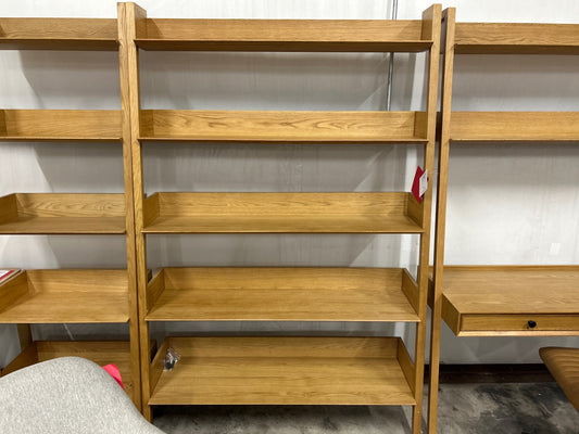 Fantol 51.5in Shelving Unit Wide - Natural Oak