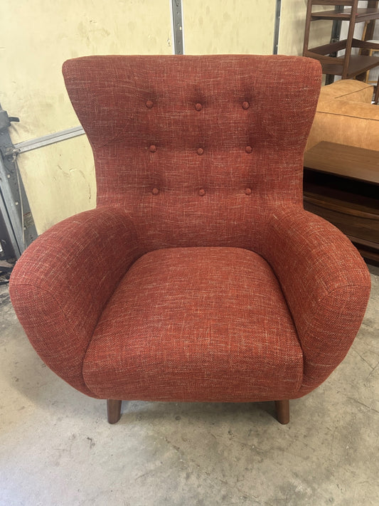 Mod 35" Lounge Chair - Orange Spice
