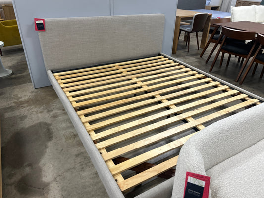 Tessu California King Low Profile Upholstered Bed - Clay Taupe