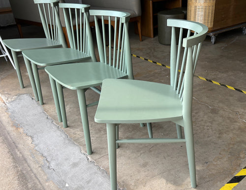 Set of 4 Rus Dining Chairs - Norfolk Green