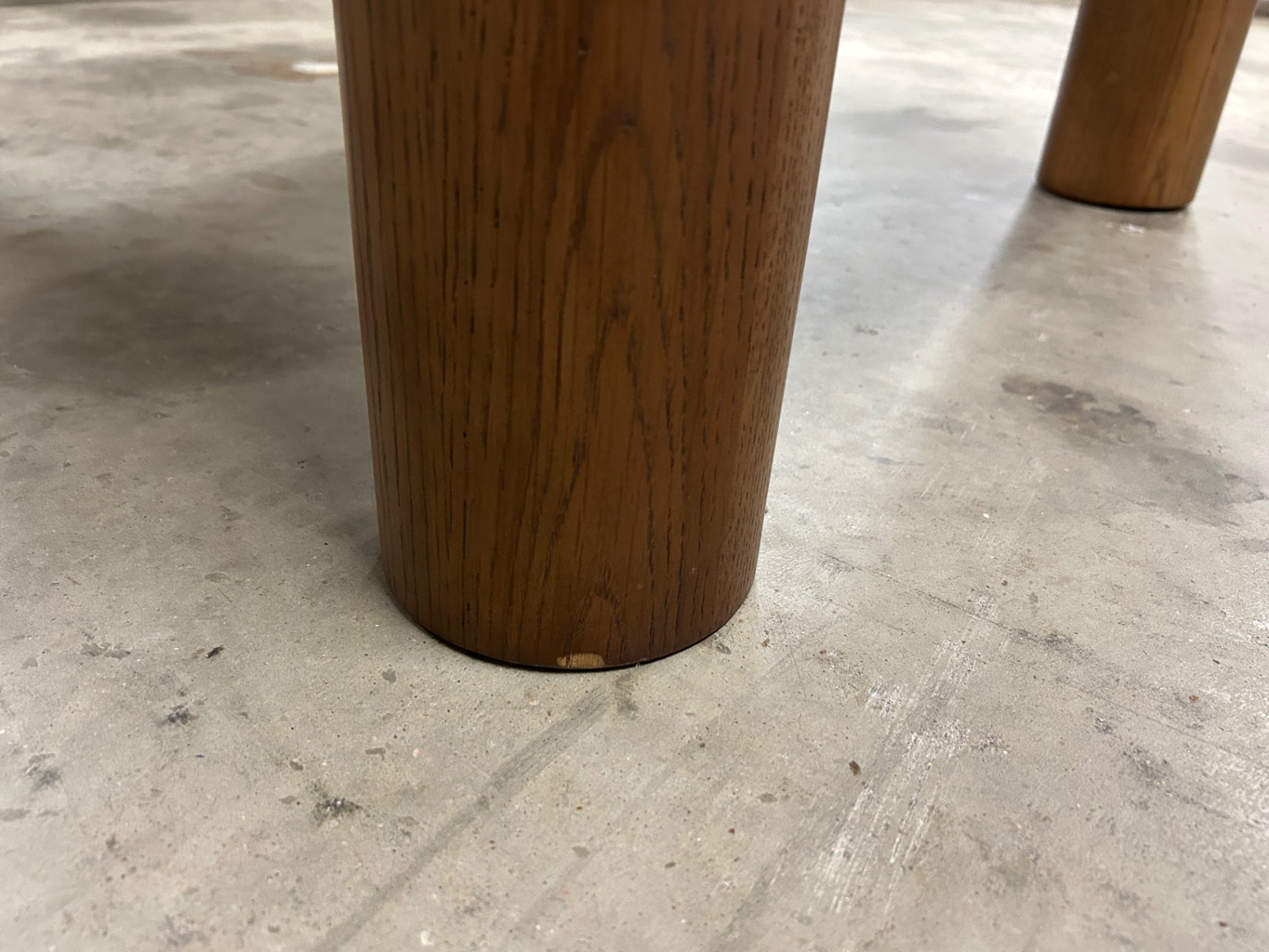 Adel 55.5in Round Dining Table - Smoked Oak