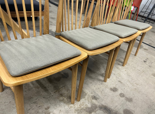 Set of 4 Wanda Square Seat Cushions-Welsh Green