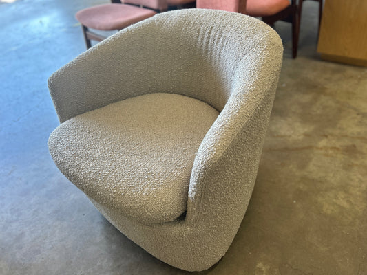 Turoy 32.5in Swivel Lounge Chair - Lunaria Sandstone Boucle