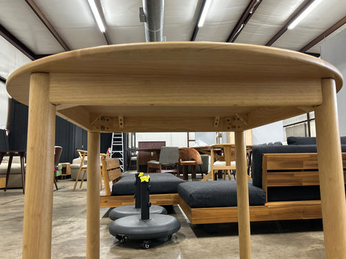 Heidi 42in Round Dining Table - White Oak