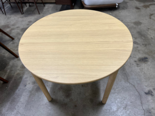 Heidi 42in Round Dining Table - White Oak