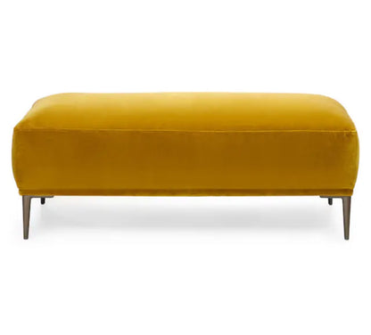 Abisko 91in Velvet Sofa & Ottoman - Plush Yarrow Gold