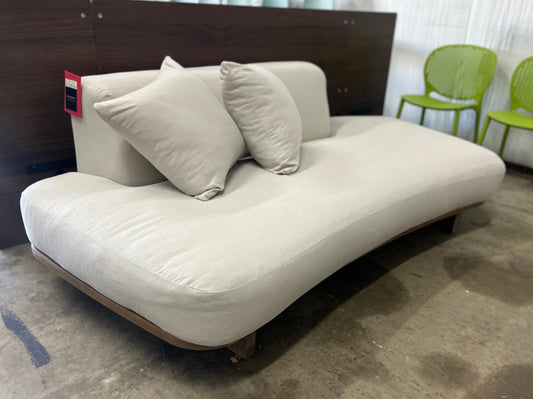 Daphne 80.5in Outdoor Sofa - Dravite Ivory