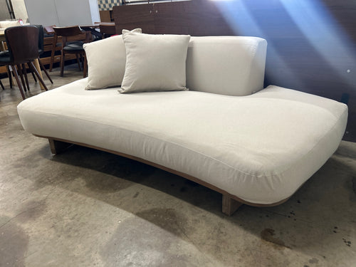 Daphne 80.5in Outdoor Sofa - Dravite Ivory