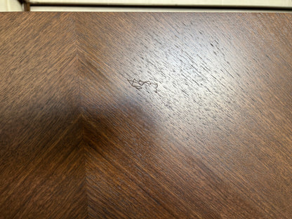 **see condition** Nera Queen Low Profile Bed With Nightstands Set - Walnut