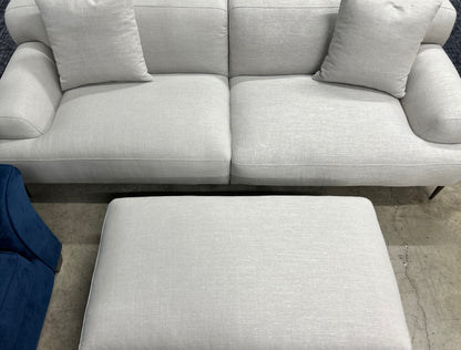 Abisko 91in Sofa & Ottoman - Welsh Gray