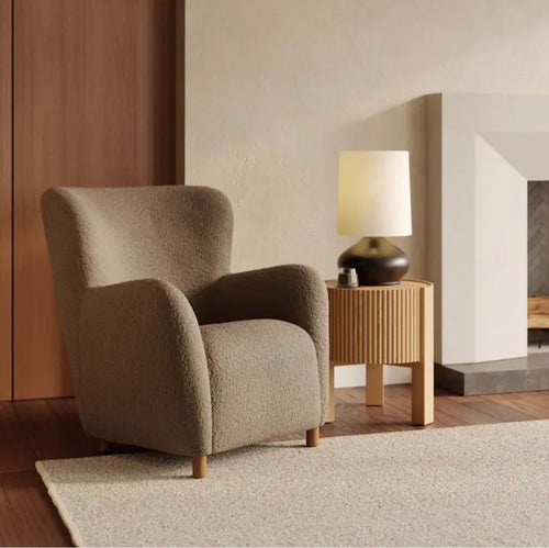 Fortra Storage Side Table - White Oak