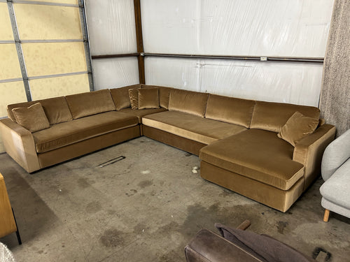 Interior Define James 4-Piece 5-Seat Corner Chaise Sectional