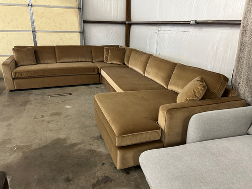 Interior Define James 4-Piece 5-Seat Corner Chaise Sectional