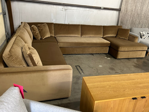 Interior Define James 4-Piece 5-Seat Corner Chaise Sectional