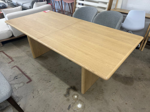 Torme 82.75in - 104.25in Extendable Dining Table - White Oak
