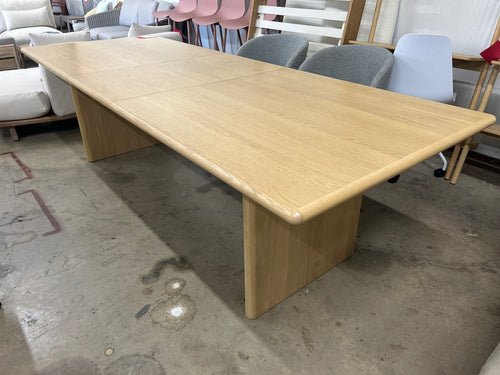 Torme 82.75in - 104.25in Extendable Dining Table - White Oak