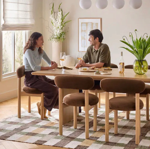 Torme 82.75in - 104.25in Extendable Dining Table - White Oak