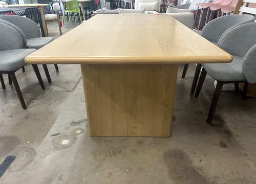 Torme 82.75in - 104.25in Extendable Dining Table - White Oak