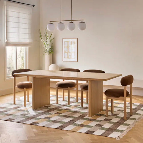 Torme 82.75in - 104.25in Extendable Dining Table - White Oak