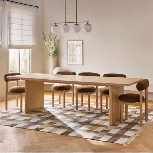 Torme 82.75in - 104.25in Extendable Dining Table - White Oak