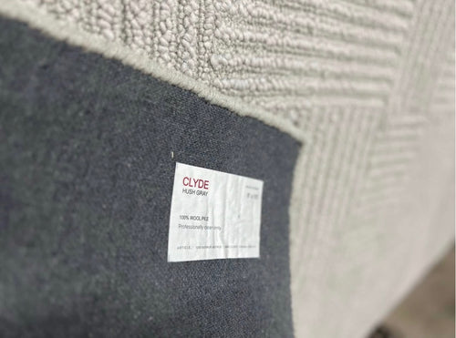 Clyde 8 X 10 Wool Rug - Hush Gray