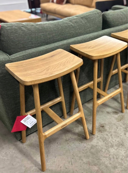 Pair of Esse Counter Stools - Light Oak