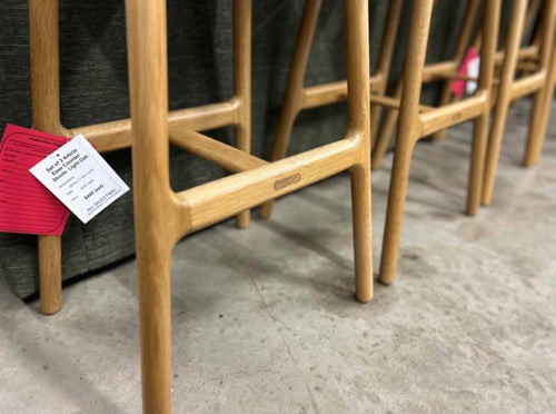 Pair of Esse Counter Stools - Light Oak