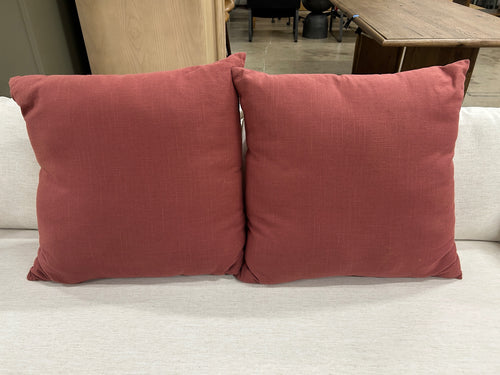 Pair Of Aleca Berry Red Pillows