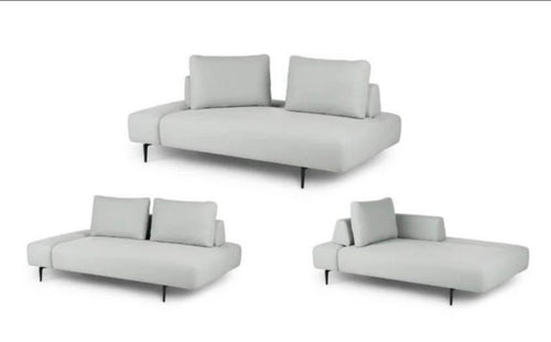 Divan 76” Left Chaise Lounge - Welsh Gray