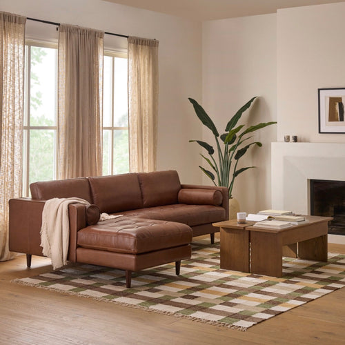 Karl 46in Lift-Top Storage Coffee Table - Smoked Oak