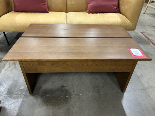 Karl 46in Lift-Top Storage Coffee Table - Smoked Oak