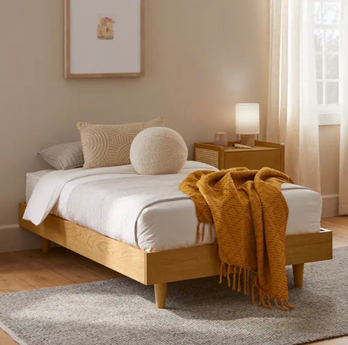 Basi Twin Bed Frame - Oak