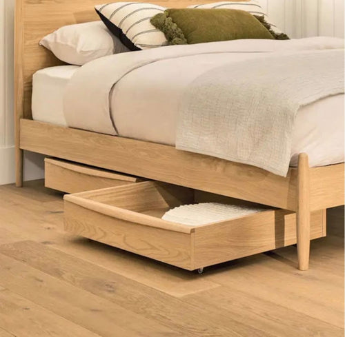 Lenia Underbed Storage Drawer Set - White Oak