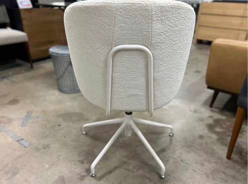 Rya Office Chair - Ivory Wool Boucle