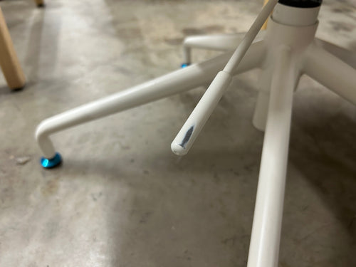 Rya Office Chair - Ivory Wool Boucle