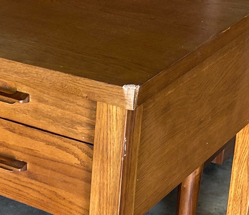 Munson 67in Storage Desk - Smoked Oak