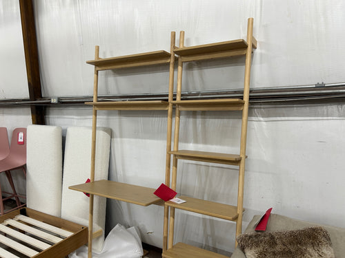 Heidi 33.5in Modular Wall Desk - White Oak