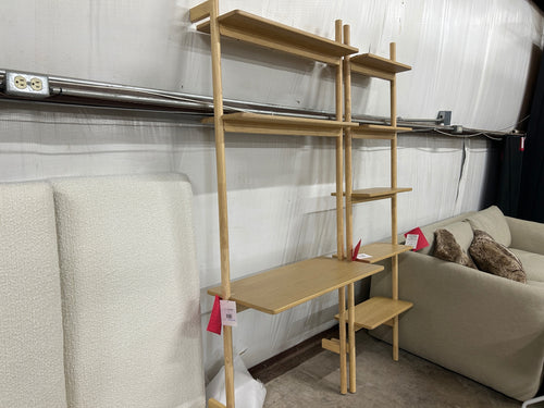 Heidi 33.5in Modular Wall Desk - White Oak