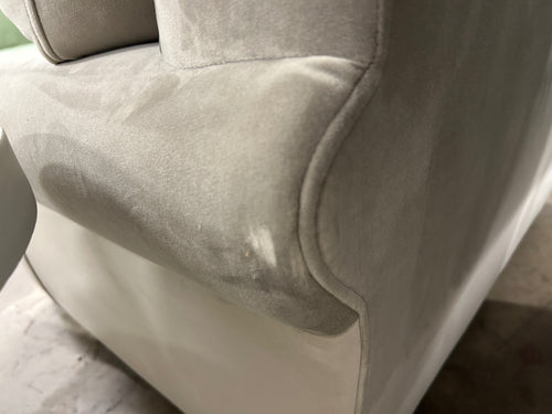 Interior Define Maxwell Swivel Chair - Mink Performance Plush Velvet