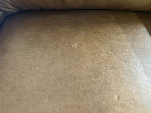 Interior Define Sloan Leather Chair - Pecan