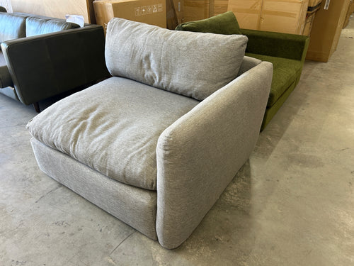 Leigh 46" Right Arm Module - Silver Gray