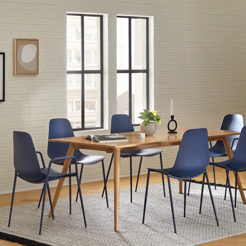 Set of 6 Svelti Dining Chairs - Berry Blue