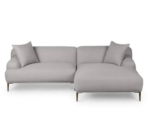 Abisko 94.5in Right Sectional - Welsh Gray, Performance Fabric
